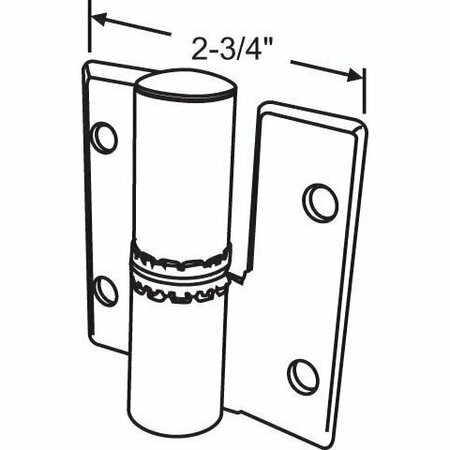 STRYBUC Round Barrel Gravity Hinge Set 91-28